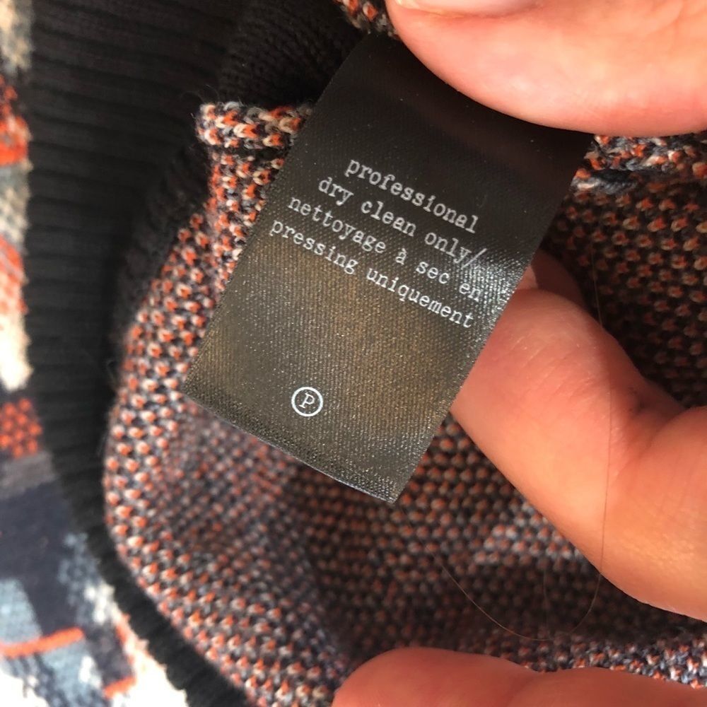 Rag& Bone Abstract Houndstooth Wool Sweater Long … - image 6